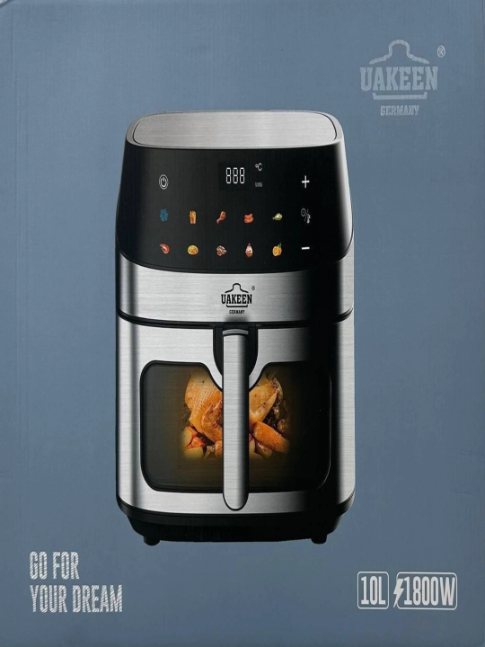 Aerogril "UAKEEN" ZL-1705, 1800W, 10 L (kumush/qora) - 