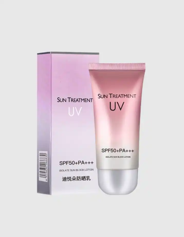 Quyoshdan himoya qiluvchi va namlantiruvchi yuz uchun krem UV SPF50+PA+++