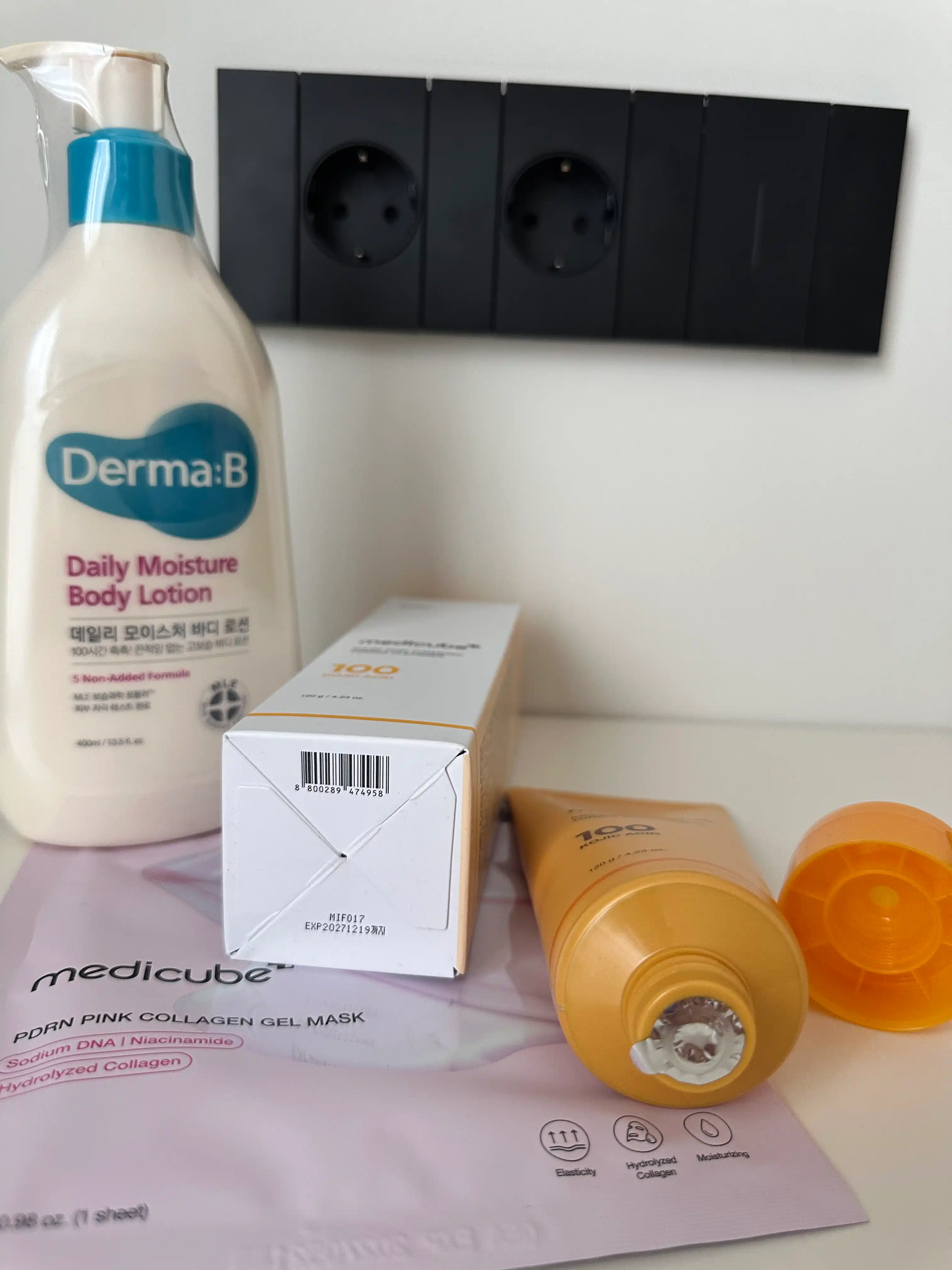 Medicube yuz tozalash vositalari: penka, PDRN va Kojic acidli gel - penka