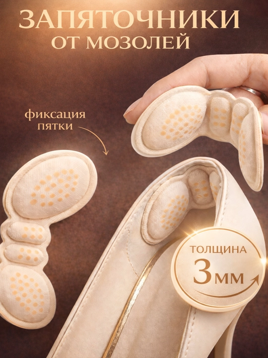 Mazollar uchun poyabzal astarlari, ikki hil qalinlikda, 3 mm va 6 mm - 