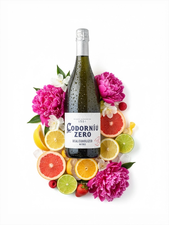 Alkogolsiz oq vino Codorniu Zero Dealcoholized White Wine, 0.75 l - 