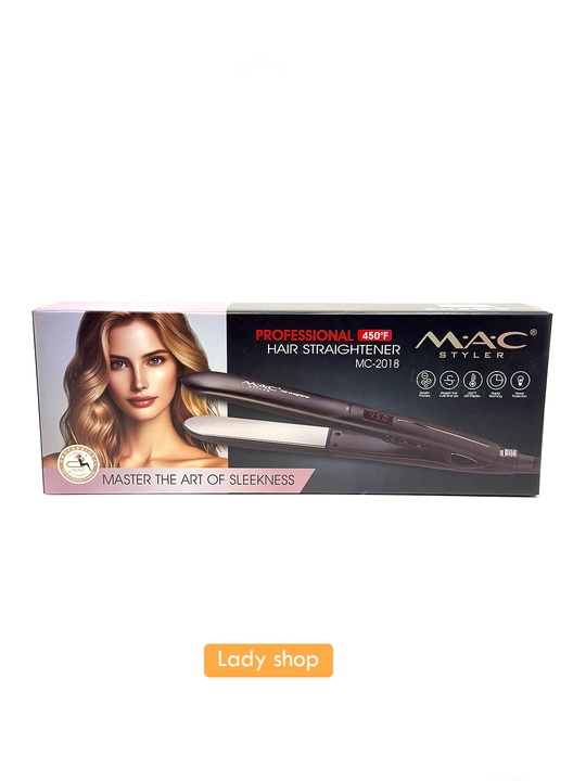 Выпрямитель для волос MAC Styler 450F, профессиональный утюжок, LED дисплей, 8 режимов