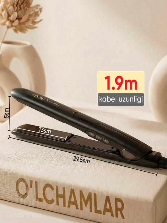 Выпрямитель для волос MAC Styler 450F, профессиональный утюжок, LED дисплей, 8 режимов