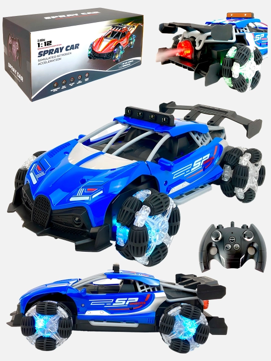 Радиоуправляемая машина SPRAY CAR 2.4GHz, нитро-ускорение, свет - 