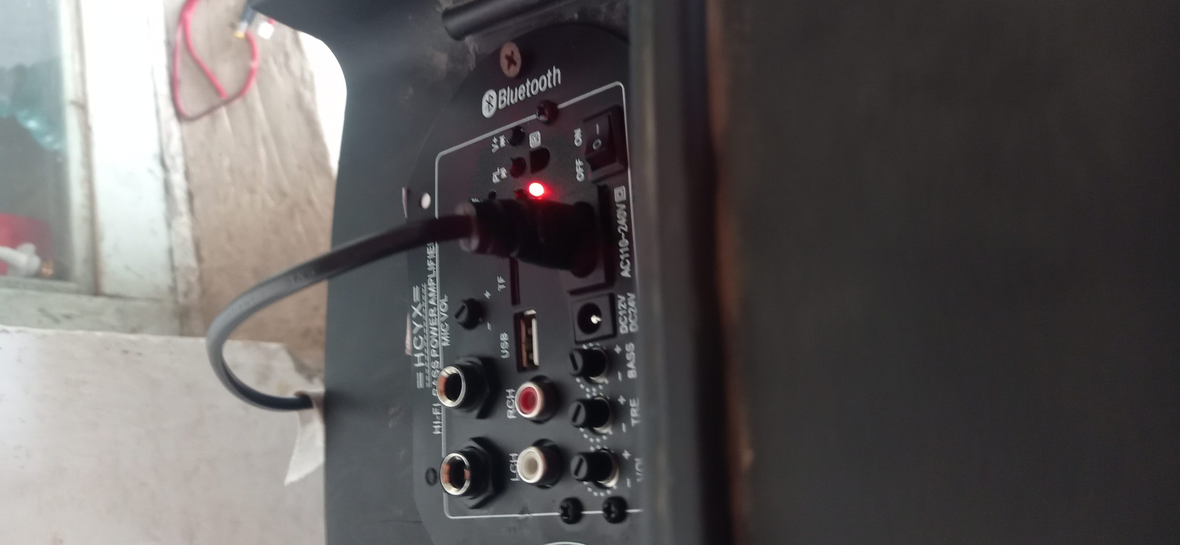 HCYX моно усилитель сабвуфера 30W RMS, 60W max, DC 8–28V, Bluetooth USB TF FM AUX