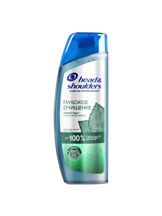 Head & Shoulders Chuqur tozalovchi shampun Qichishishni kamaytiradi 300 ml
