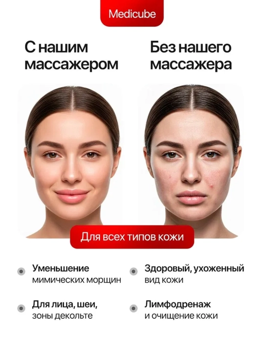 Микротоковый массажер Medicube AGE-R Booster Pro и Booster Pro 2х  для лица
