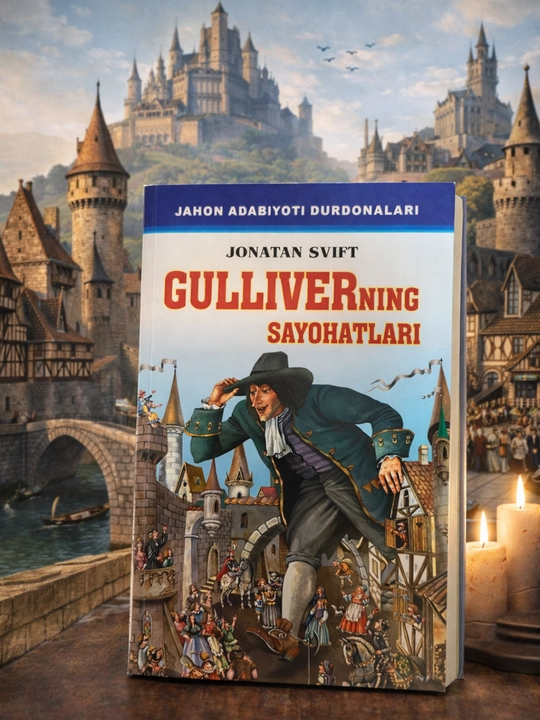 Gulliverning Sayoxatlari, Jonatan Svift asari, Kitoblar, Jaxon Adabiyoti, Sayoxat kitob - 