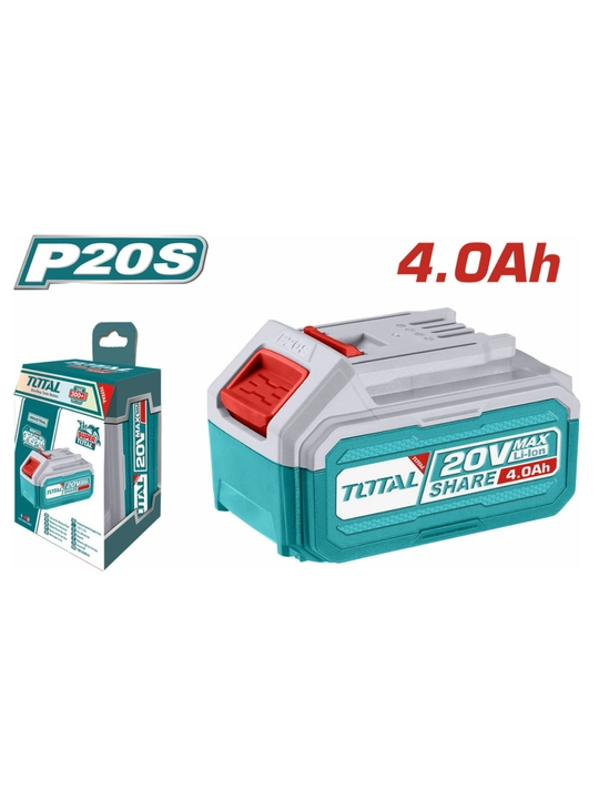 TOTAL Li-Ion 20 V,5 mA/soat, 4 mA/soat, 2 mA/soat batareya - 
