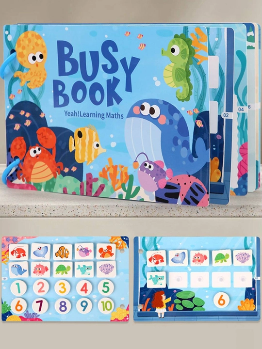 Развивающая книга Бизибук Montessori (Busy Book)