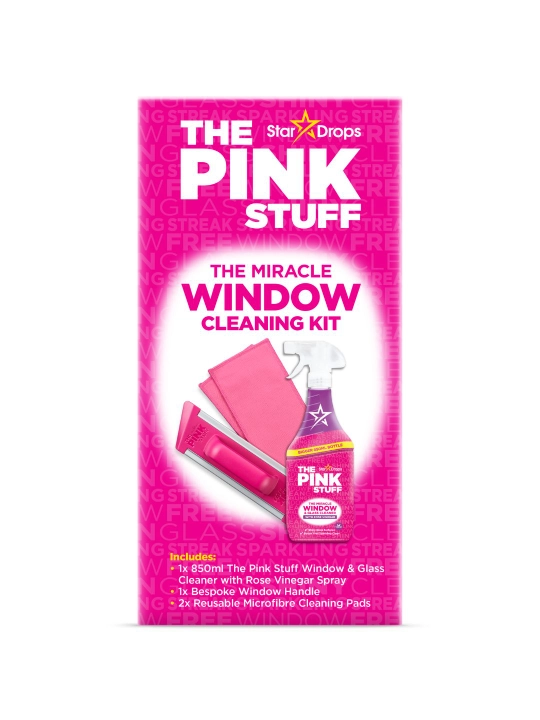 Набор для мытья окон The Pink Stuff Miracle Window Cleaning Kit