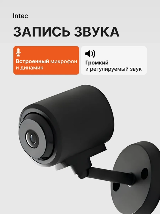 Мини Wi-Fi камера видеонаблюдения для дома и личной безопасности