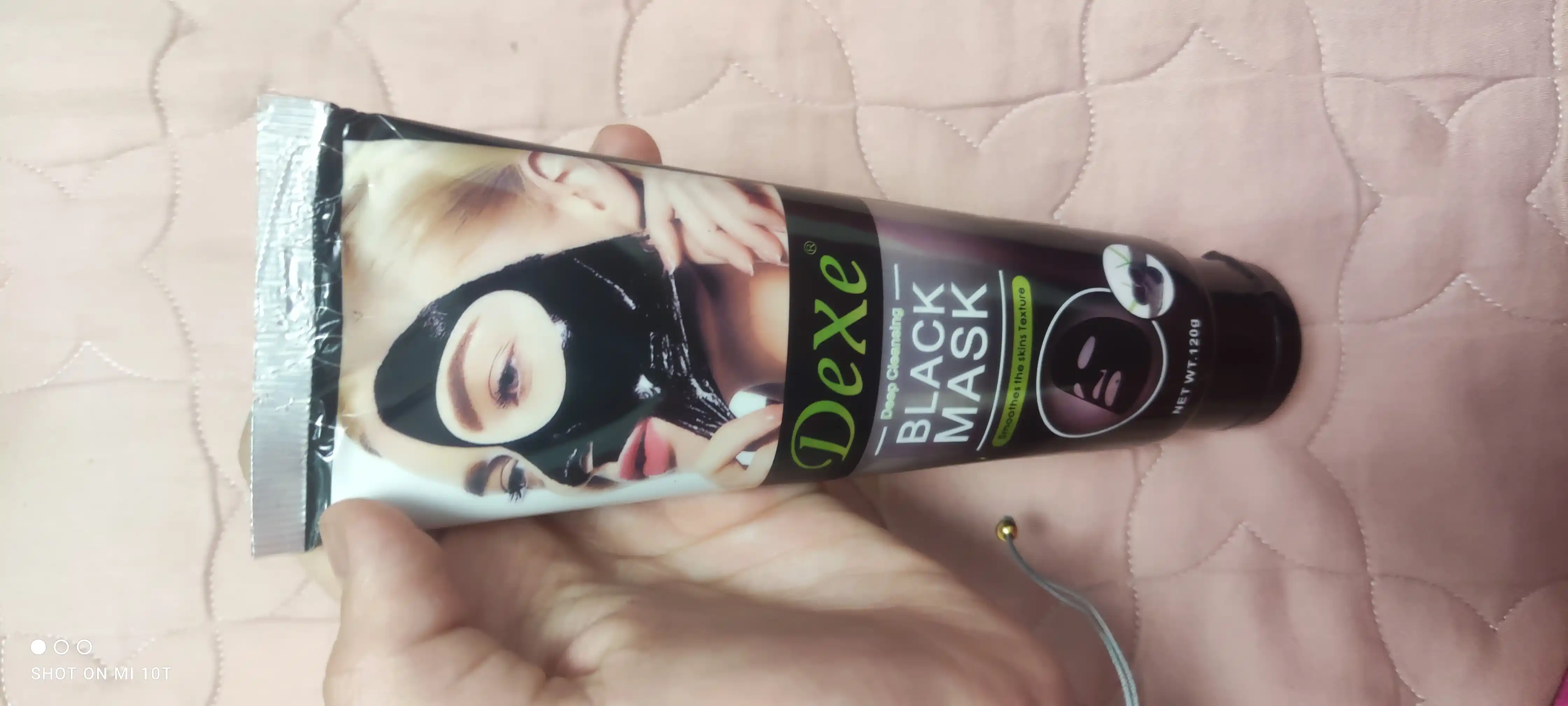 Очищающая черная маска Dexe Black Mask, пилинг для лица, 120 г