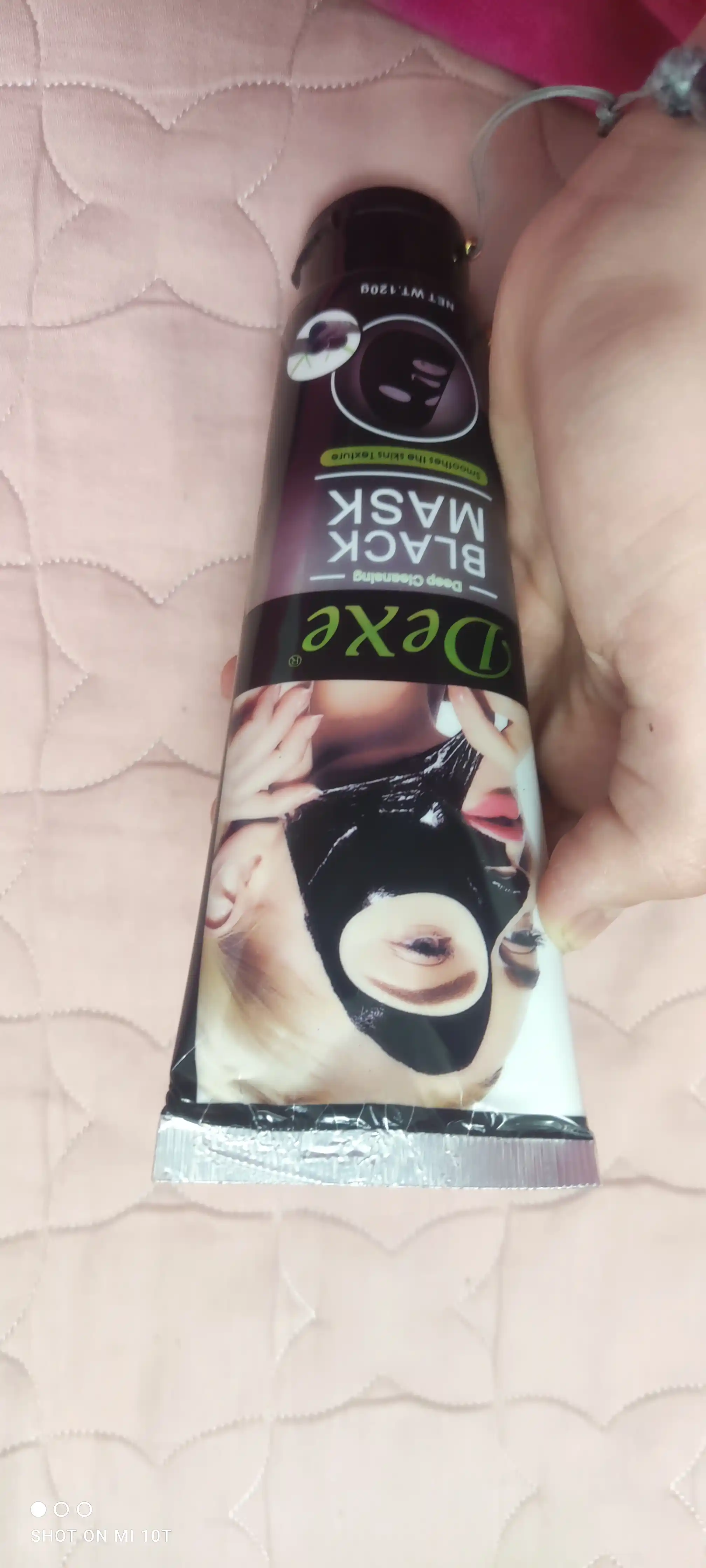 Очищающая черная маска Dexe Black Mask, пилинг для лица, 120 г