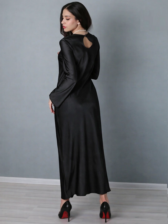 Платье макси в пол, универсальный крой, размеры S, M, L, XL