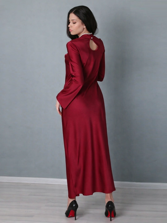Платье макси в пол, универсальный крой, размеры S, M, L, XL