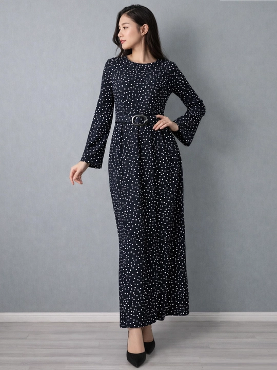 Платье макси в пол, универсальный крой, размеры S, M, L, XL