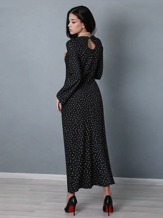 Платье макси в пол, универсальный крой, размеры S, M, L, XL