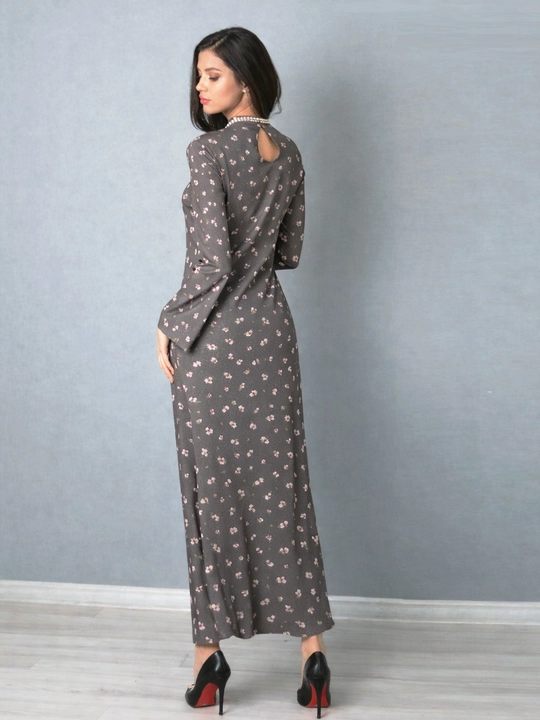 Платье макси в пол, универсальный крой, размеры S, M, L, XL