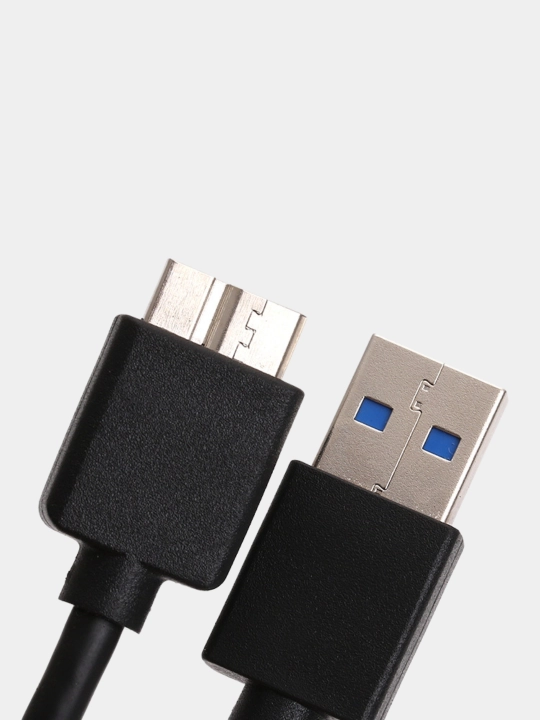 HDD kabel microB USB 3.0 – 5 Gbit/s tezlikdagi ma’lumot uzatish