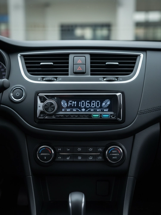 Avtomobil uchun joystikli magnitafon, Bluetooth, AUX, 2USB, FM-radio