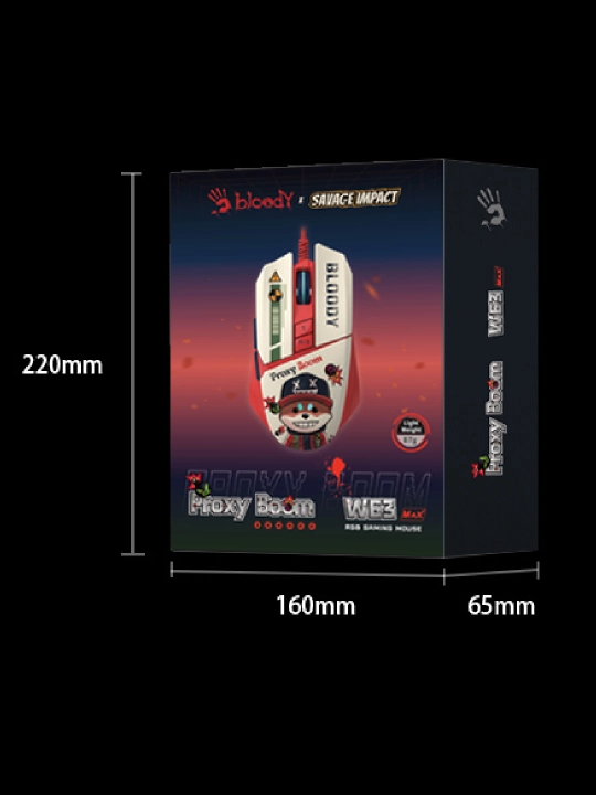 Bloody W63 Max Proxy Boom Gaming Mouse