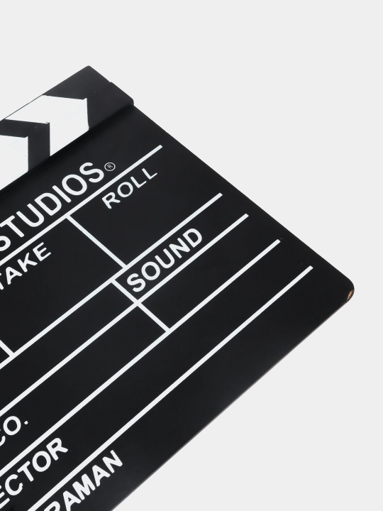 Rejissyorlik kino xlopushkasi 30×27 sm – fotosessiya va tadbirlar uchun