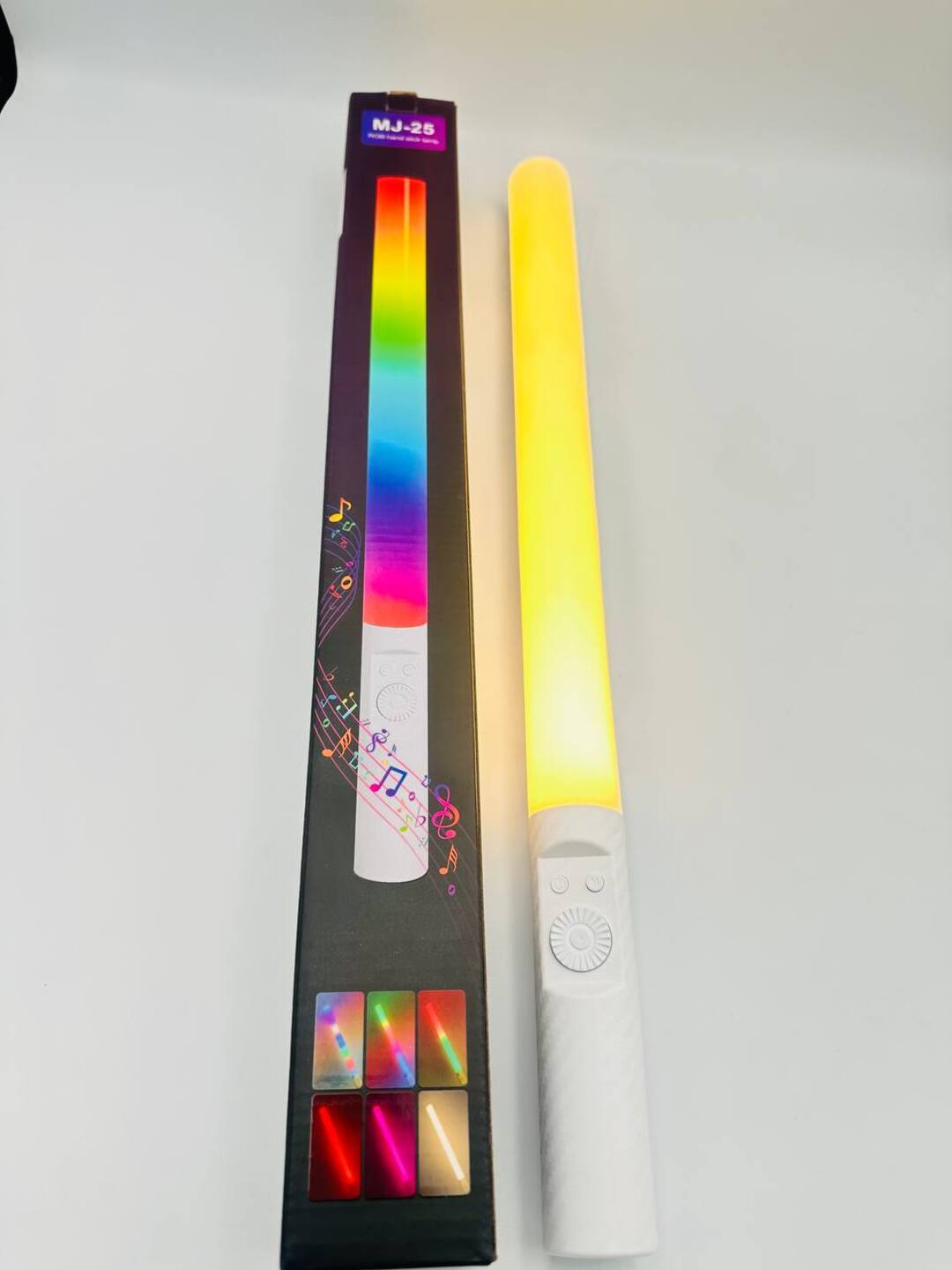 RGB chiroq tayoqchasi, Light Stick, fotosurat va video uchun rangli RGB, 50 sm