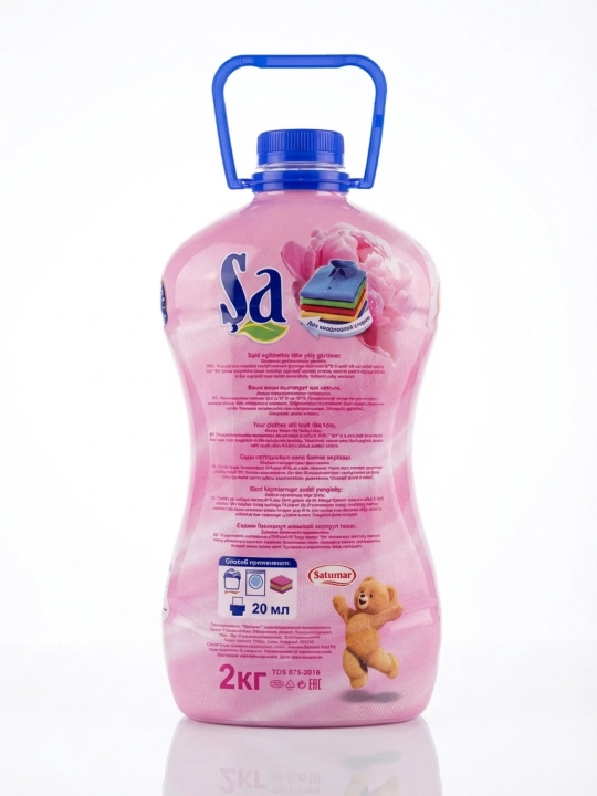 Sa 2 tasi 1 da Konsentrat Yuvish Geli + Konditsioner, 2 litr, 100 ta yuvish uchun