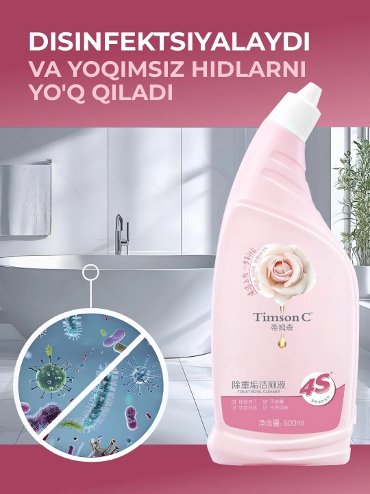 Timson kuchli unitaz tozalovchi vosita, 600 ml - 