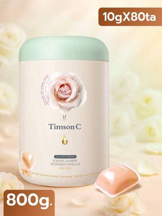 Kir yuvish kapsulalari Timson C – “Rosa” va "Pomelo Rose" yoqimli hidi bilan, 4t asi 1 da
