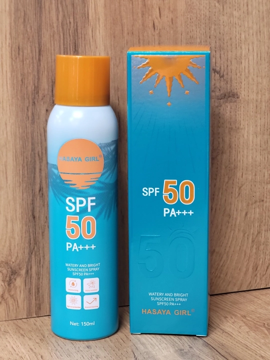 Hasaya sprey SPF yuz va tana uchun, muzlatuvchi effekt bilan, 150 ml - 