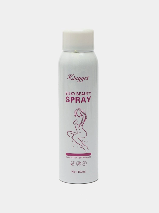 Aisha Silky Beauty depilyatsiya spreyi, 150 ml — tuklarni tez va og‘riqsiz yo‘qotish uchun - 