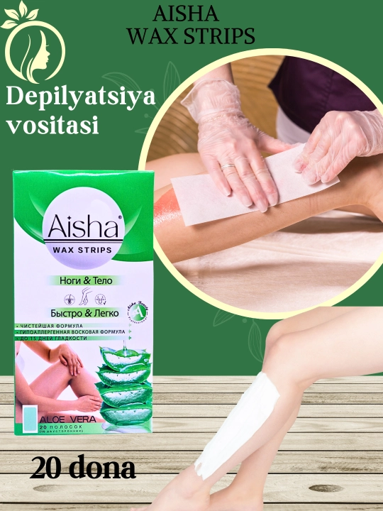 Depilyatsiya uchun vosk, shugaring, mum plastinalar, 20 dona - 