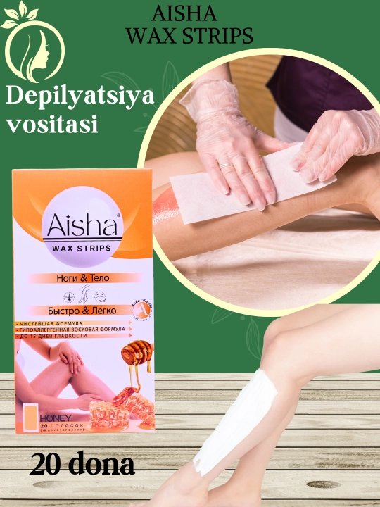 Depilyatsiya uchun vosk, shugaring, mum plastinalar, 20 dona - 