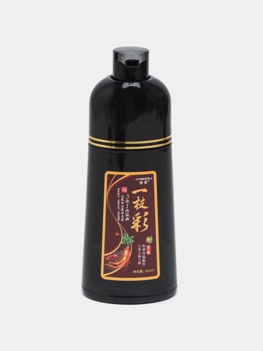 MEIDU Shampun-Bo'yoq sochlar uchun: Qora, Jigarrang 500ml - 