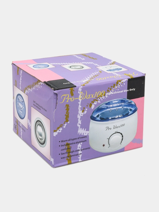 Pro-Wax 100, professional depilyatsiya va mumli depilyatsiya uchun 4-tasi-1 da to‘plami