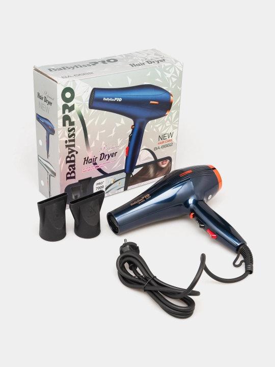 Soch quritgich BaByliss PRO: BA-6661, BA-6662 va BY-1208, quritish va turmaklash uchun