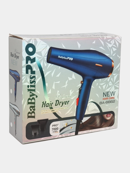 Soch quritgich BaByliss PRO: BA-6661, BA-6662 va BY-1208, quritish va turmaklash uchun