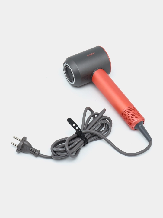 Kuchli cho'tkasiz doimiy motorli (110 000 rpm) professional soch quritgich VGR