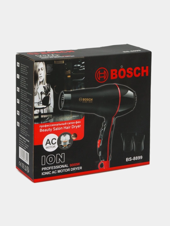 Soch quritgich Bosch BS-6699, 8899, 9900, 9901, 9902, 7799 quritish va uslublash uchun fen