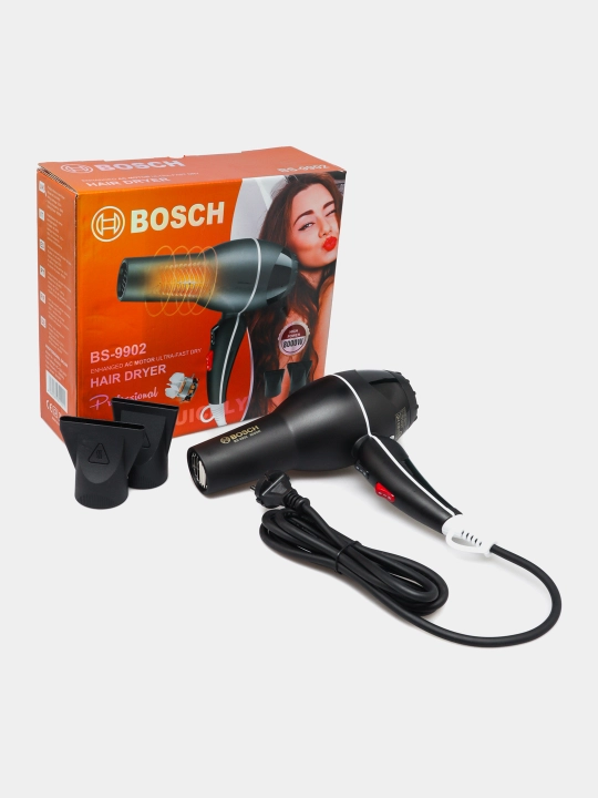 Soch quritgich Bosch BS-6699, 8899, 9900, 9901, 9902, 7799 quritish va uslublash uchun fen