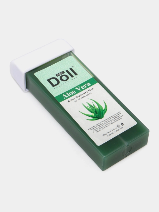 Professional Doll Wax kartrij mumi, depilyatsiya uchun mum kartrij, 100 gr