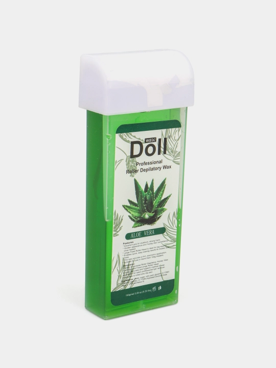 Professional Doll Wax kartrij mumi, depilyatsiya uchun mum kartrij, 100 gr