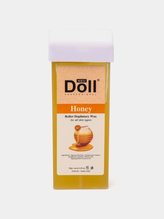 Professional Doll Wax kartrij mumi, depilyatsiya uchun mum kartrij, 100 gr