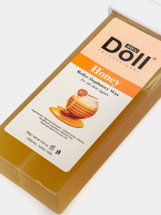 Professional Doll Wax kartrij mumi, depilyatsiya uchun mum kartrij, 100 gr