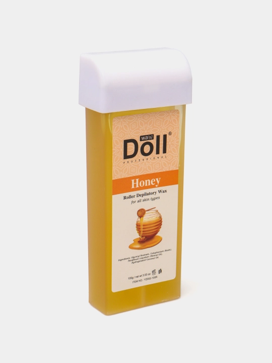 Professional Doll Wax kartrij mumi, depilyatsiya uchun mum kartrij, 100 gr