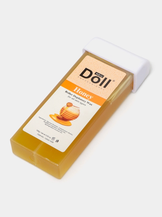 Professional Doll Wax kartrij mumi, depilyatsiya uchun mum kartrij, 100 gr