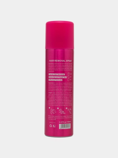 Depilatsiya uchun sprey, tuklarni olish uchun KINGYES Silky Beauty Spray, 150 ml - 