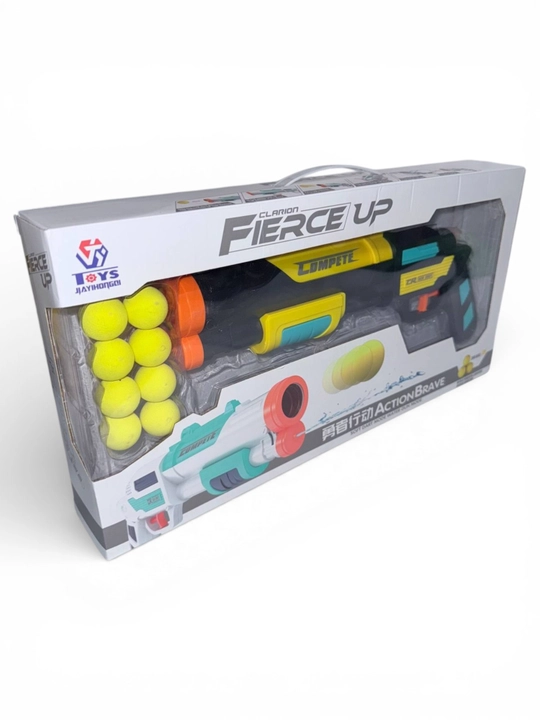 Детский игрушечный бластер Fierce Up 2 в 1 — для мягких шариков и воды